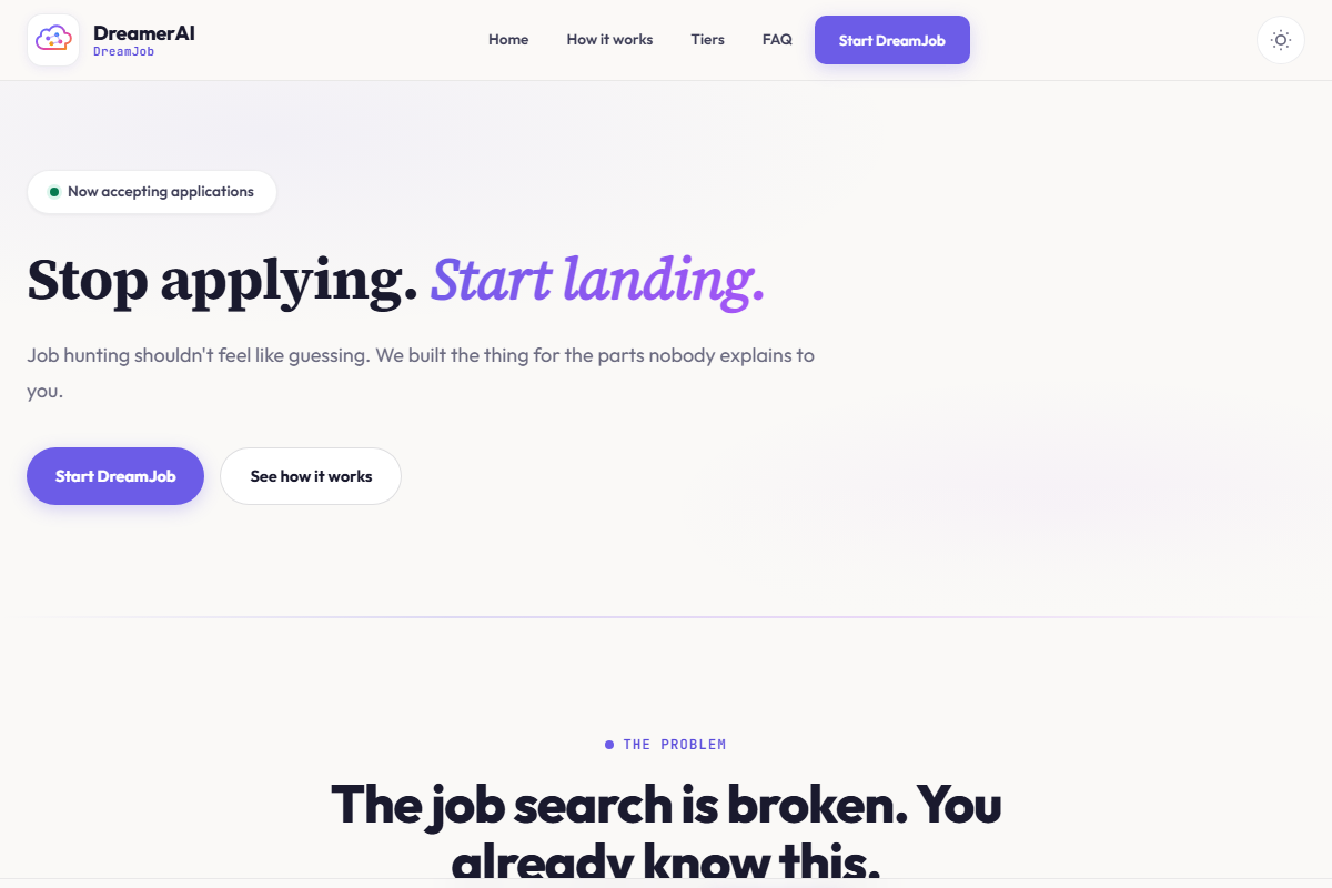 DreamJob project preview